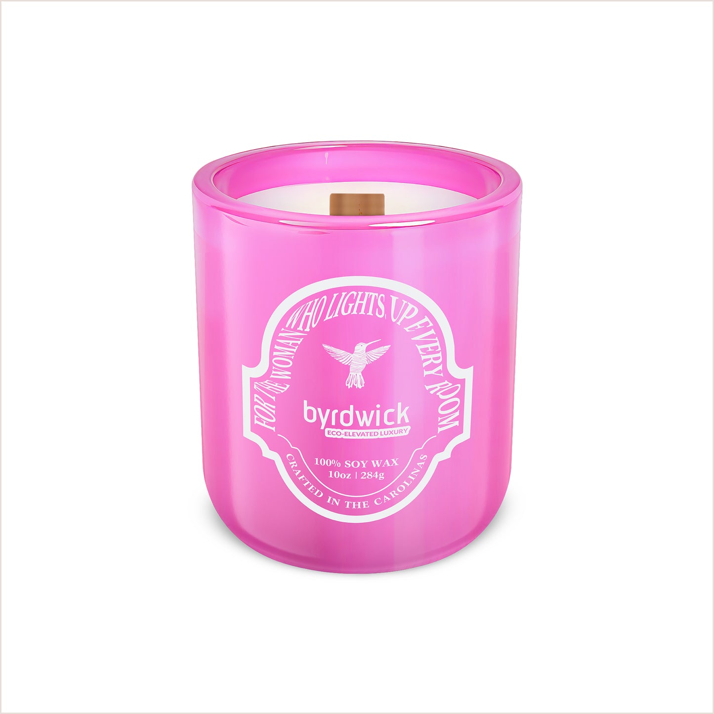 For The Woman who Lights Up Every Room - 10oz 100% Soy Wax Candle