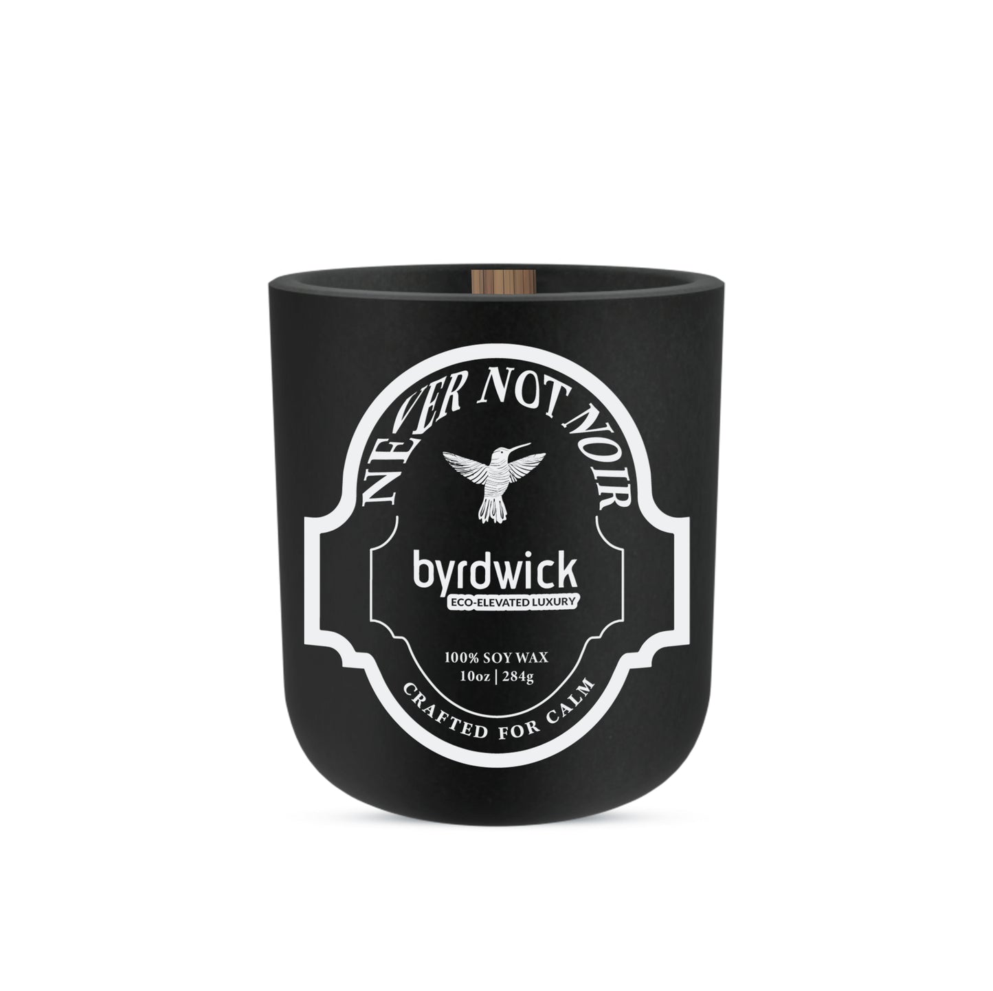 NEVER NOT NOIR - 100% Soy Wax Candle