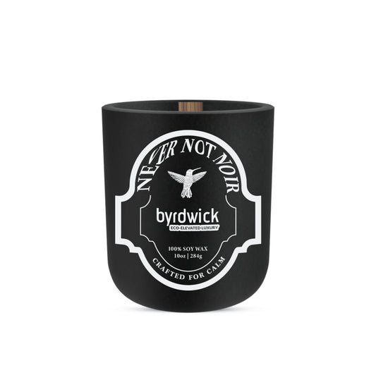 NEVER NOT NOIR - 100% Soy Wax Candle
