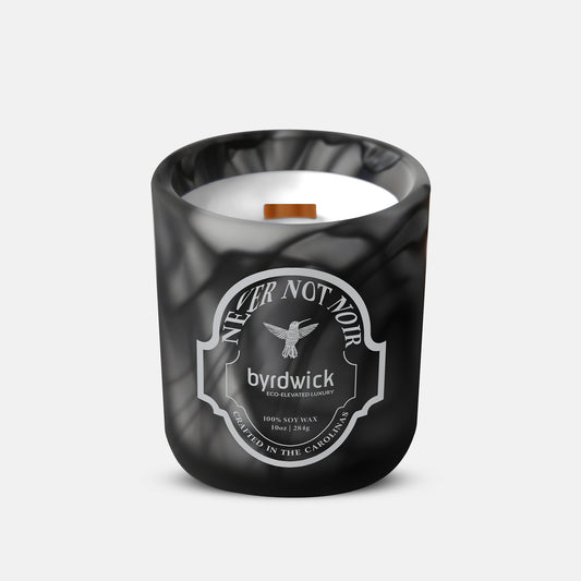 NEVER NOT NOIR - 100% Soy Wax Candle